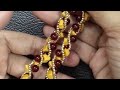 how to make simple twisted rope/beaded rope tutorial simple method/beaded rope necklace or bracelet