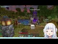 Gawr Gura react to HoloID Server and Kaela Rich Grinder Minecraft