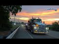 Keystone LargeCarMag Nationals 2024 trucks arriving/Mitch Bewley Memorial Parade of Lights