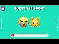 Guess the Sport by Emoji? ⚽🏀| Emoji Quiz