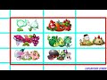 Random 20 Team COLORFUL Plants Battlez - Who Will Win? - PvZ 2 Team Plant vs Team Plant