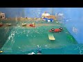 LEGO Tsunami Dam Breach - Triple Dam - Real Wave Machine - Tsunami Flood