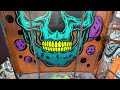 Painting a skull with spraypaint at Bolsjefabrikken - CPH most popular graffiti / street art spot