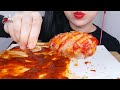 ASMR SPICY OCTOPUS NOODLES TTEOKBOKKI, SAUSAGE, CORN DOGS 쭈꾸미 떡볶이, 소시지, 핫도그 먹방 EATING SOUNDS