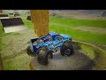 Monster Jam ADVENTURE | GRAVE DIGGER Holds Freestyle Race Contest for MAX-D & MOHAWK WARRIOR | Ep #7