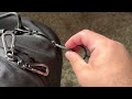 LTT Backpack Issue - Carabiner Zipper Latch