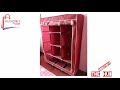 How to Fit portable folding wardrobes ||88130|| #wardrobe #diy #howto #portable