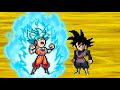 Goku ssb vs Goku black (700subs🥳) sticknodes sprite animation