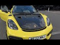 2022 Porsche 718 Cayman GT4 RS: In-Depth Exterior and Interior POV Tour, Start up and Exhaust Sound.
