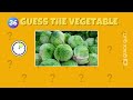 Vegetable Quiz! Only 1% Can Name All These Vegetables! #quiz #trivia