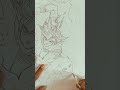 Goku vs Jiren (dragon ball character drawing)