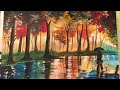 TIME LAPSE PAINTING || A Walk Through The Park