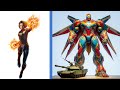 AVENGERS but TRANSFORMER💥VENGERS All Characters(Marvel & DC) 💥 SUPER HERO 2024