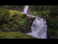 Calm and Peaceful Piano Music - Waterfall in the Mountains