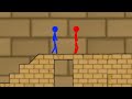 Watergirl and Fireboy Stickman animation Diamond light Temple. (Parkour)