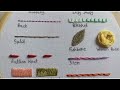 Hand Embroidery for Beginners || 14 basic embroidery stitches by Let's Explore