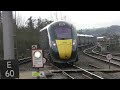 Trains at Exeter St Davids, GWML + RL - 15.2.24