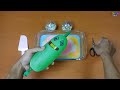 Satisfying Asmr Slime Video 695 : Making Dazzling Rainbow Slime With Funny Balloons!