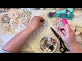 YouTube hop featuring shabby flowers by crafters across the world 🌸