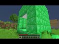 JJ's DIAMOND vs Mikey's EMERALD Secret Underground Base Batte in Minecraft - Maizen