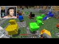 Minecraft ORE CHICKEN FARM MOD / SPAWN CHICKENS TO GET RESOURCES !! Minecraft