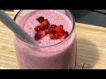 Strawberry Banana Smoothie | Summer Smoothie Recipe | Strawberry Banana Milkshake | Summer Milkshake