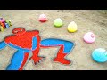 EXPERIMENT: How to make Captain Spiderman with Orbeez from Big Coca Cola vs Mentos & Popular Sodas