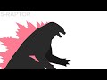 Godzilla vs Shimo (StickNodes Animation)