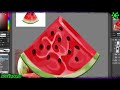 Watermelon Speedpaint || Free Palestine