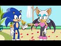 SONIC FAMILY - Sonic Abandoned Baby Sonic - Sonic 2d animation - Sonic Rumble