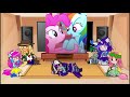 The Mane 6 + Spike react to... ⚡🌩️Rainbow Dash ⚡🌩️ (3/6) [🇪🇦/🇺🇲]