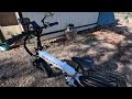 Mukkpet Tank Foldable Fat Tire E-bike.How Does This Bike Rate? 3 Mile Test Ride