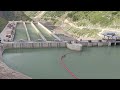 DAM SPILLWAY OPENING AND SEDIMENTS REMOVING FROM RESERVOIR