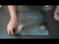 Unleashing Creativity: Effective abstract painting with simple tools - Easy, Beginners - landscape