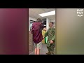 U.S. Navy Sailor Surprises Brother With Officers Help