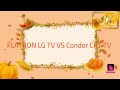 FLATRON LG TV VS Condor CRT TV