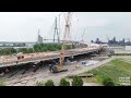 Gordie Howe International Bridge Construction Update | The Original Bridge Content Creator