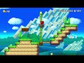 Mario Level Design - Cloudy Canopy - SMM:WE