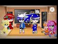 Sonic characters react to Sonic AUs | Part 1/2 | My STH au |Some au ain't I created