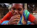 small fish curry and jute leaves curry recipe served by our santali tribe grandmaa
