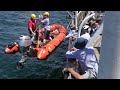 Sea Boat Patient transfer exercise