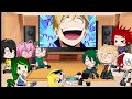 Bnha reacts to Bnha on cracks👀||funny🤣🤣||gacha club||Bakudeku||