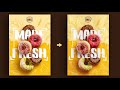 Donut Poster Design in 5 MINUTES