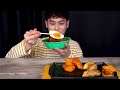 ASMR 중식먹방🥡고기새우간짜장 꿔바로우 칠리새우 갈비군만두 먹방~! Black Bean Noodles With Fried Chili Shrimp Menbosha MuKBang!