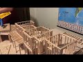 Popsicle stick house construction | video 20