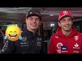 Max verstappen jokes lecrec about tyres  Las vegasgp #f1 #maxverstappen #formula1 #charlesleclerc