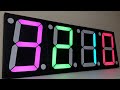 LARGE DIY 7 Segment Display Leds Digital Clock