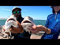 These Redfish were EVERYWHERE! Jetty Fishing Packery Channel(CATCH AND COOK)