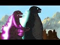 IF EVOLUTION of GODZILLA EARTH vs EVOLUTION of SHIN GODZILLA: Size Comparison / ANIMATION