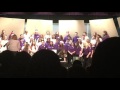 The 7th grade choir concert at my school